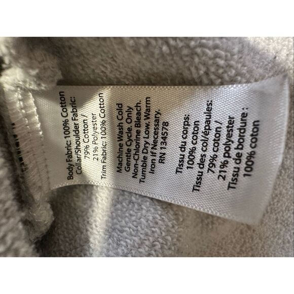 Vineyard Vines Sweater Quarter Zip Gray Mock Neck Quilted Pullover, Size S - Picture 4 of 8